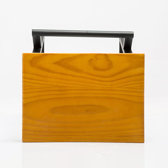 Industrial Square Counter & Bar Stool Metal Natural Counter Height Stool for Cafe