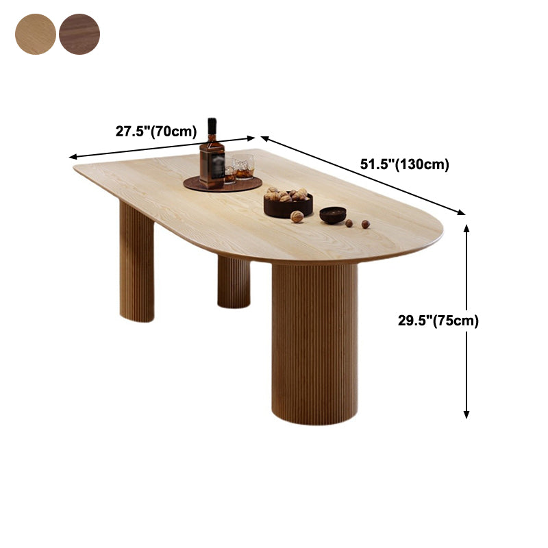 Solid Wood Dining Table Contemporary Style Dinner Table for Home Kitchen Dinner