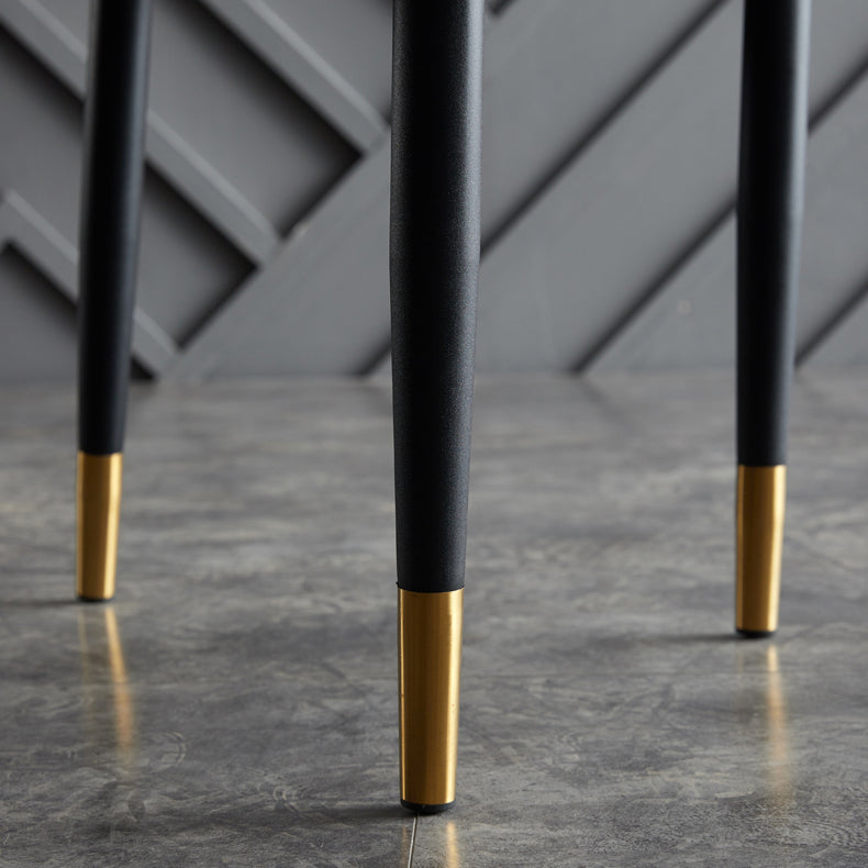 Industrial Dining Room Side Chairs Kitchen Open Back Chair with Arm