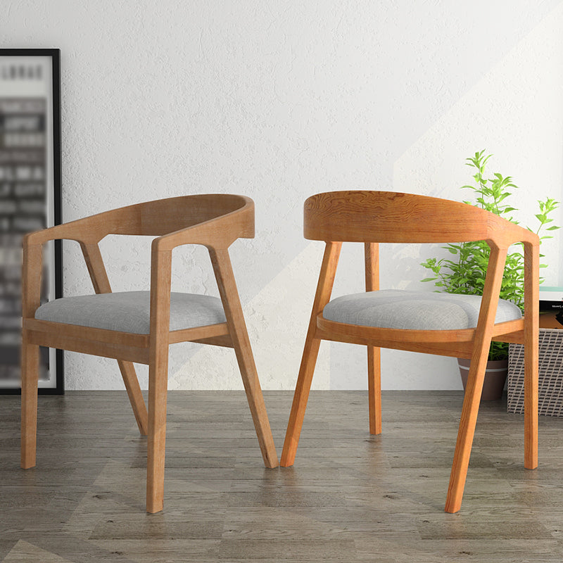 Dining Room Arm Chairs Modern Solid Wood Kitchen Side Chair for Home