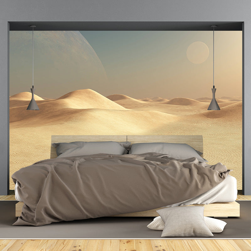 Eco-friendly Photography Mural Wallpaper Desert Sitting Room Wallpaper