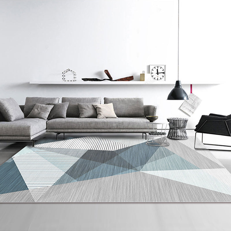 Pink Nordic Carpet Polyester Color Piece Carpet Washable Rug for Drawing Room