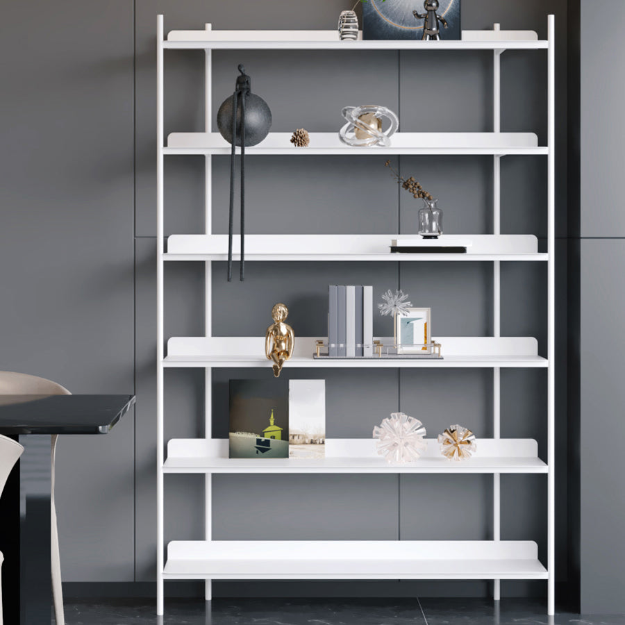 12.60"W Bookcase Contemporary Style Open Back Bookshelf for Home Office