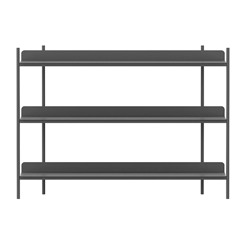 12.60"W Bookcase Contemporary Style Open Back Bookshelf for Home Office