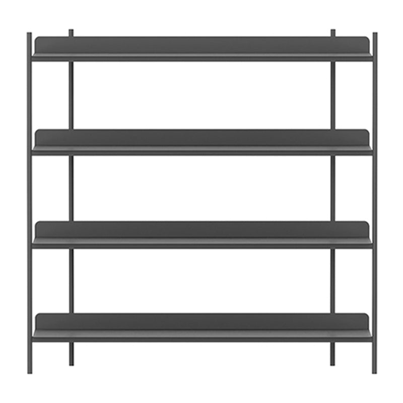 12.60"W Bookcase Contemporary Style Open Back Bookshelf for Home Office