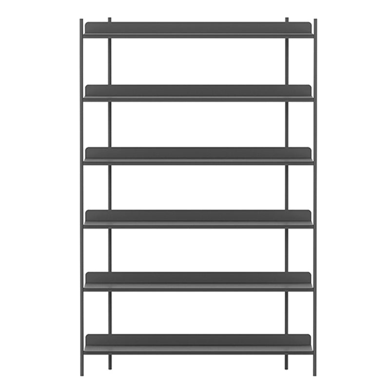 12.60"W Bookcase Contemporary Style Open Back Bookshelf for Home Office