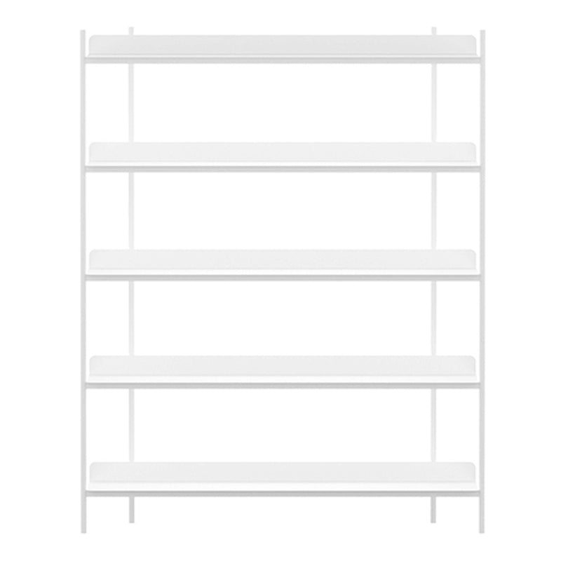 12.60"W Bookcase Contemporary Style Open Back Bookshelf for Home Office