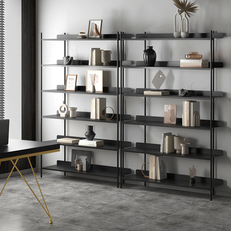 12.60"W Bookcase Contemporary Style Open Back Bookshelf for Home Office
