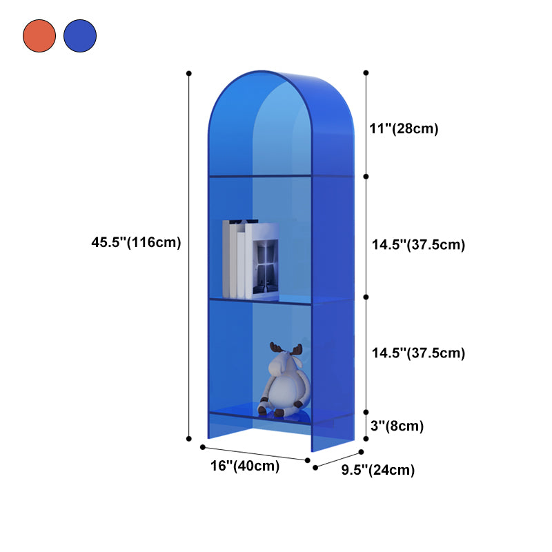 Modern Style Bookshelf Standard Closed Back Bookshelf for Home