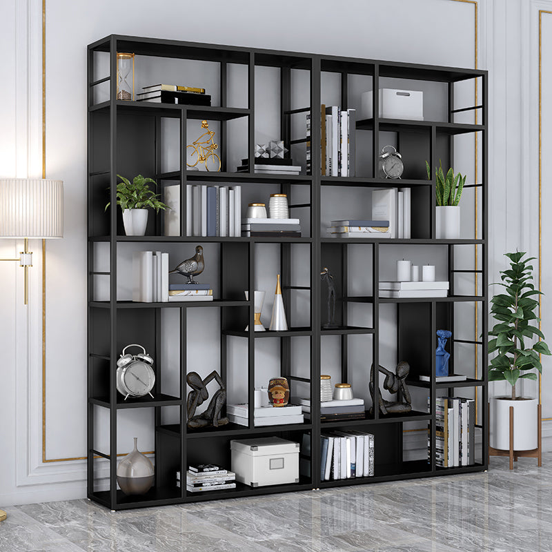 11.81"W Bookcase Contemporary Style Open Back Bookshelf for Home Office