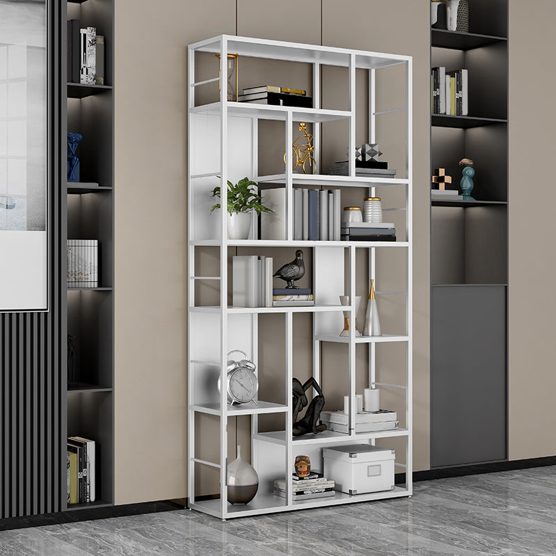11.81"W Bookcase Contemporary Style Open Back Bookshelf for Home Office