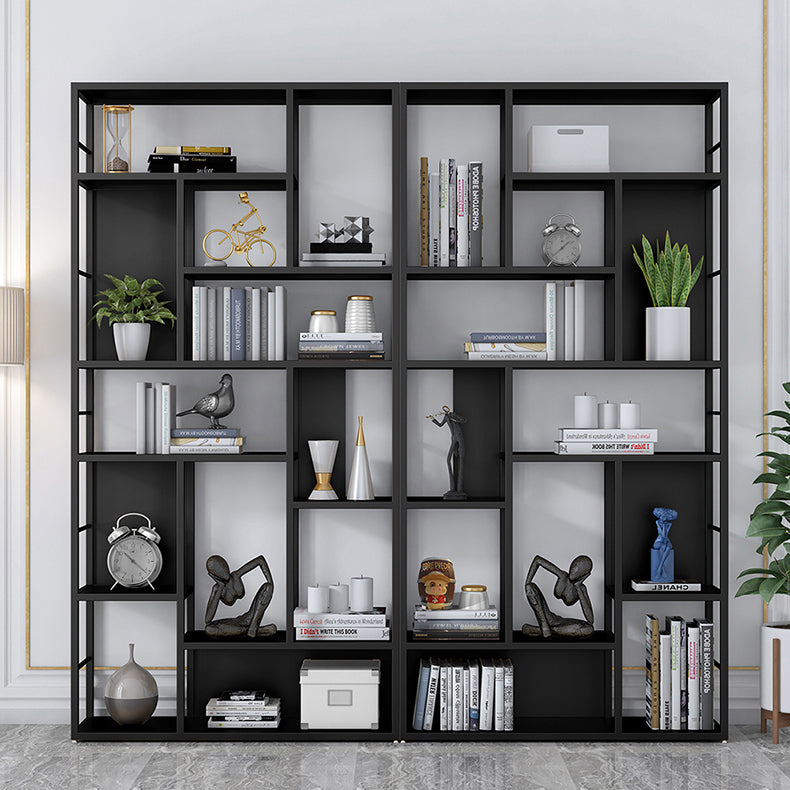 11.81"W Bookcase Contemporary Style Open Back Bookshelf for Home Office