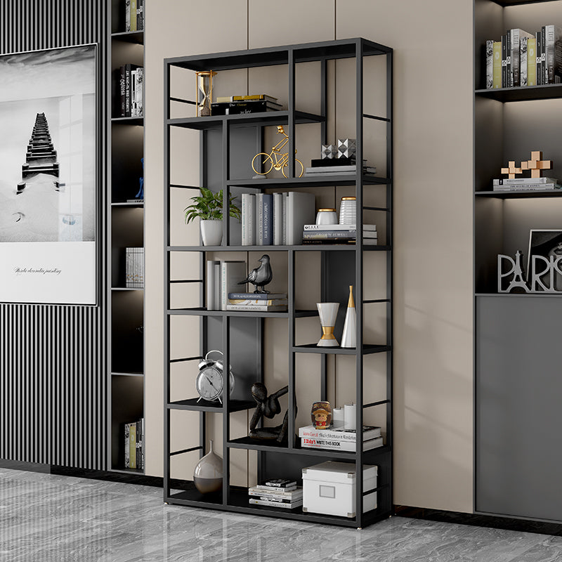 11.81"W Bookcase Contemporary Style Open Back Bookshelf for Home Office