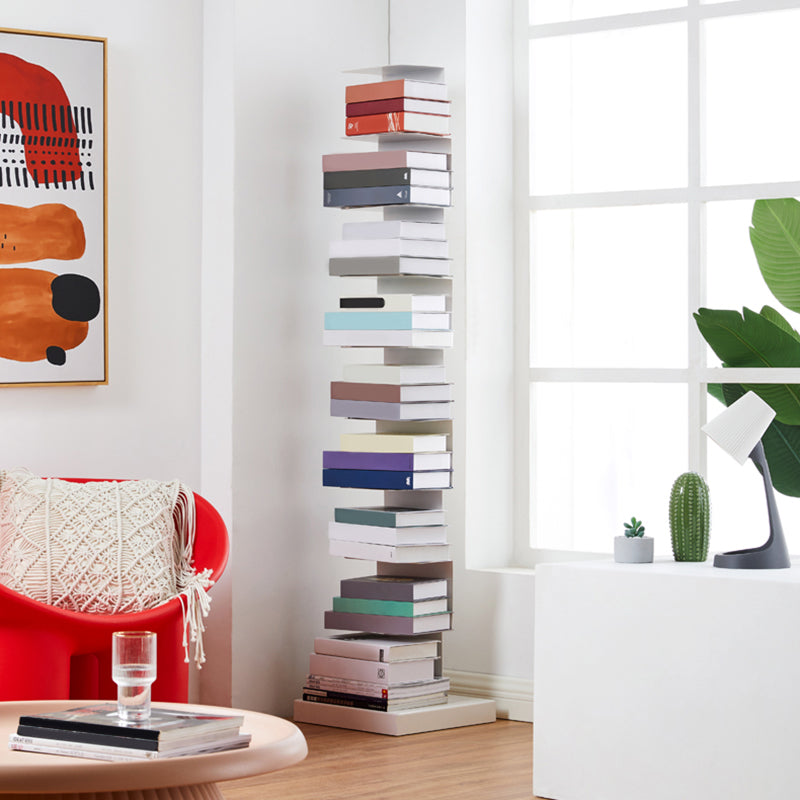 13.78"W  Bookshelf Contemporary Style Invisible Bookcase for Office Home