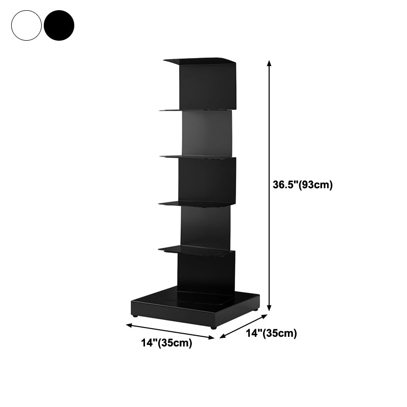 13.78"W  Bookshelf Contemporary Style Invisible Bookcase for Office Home