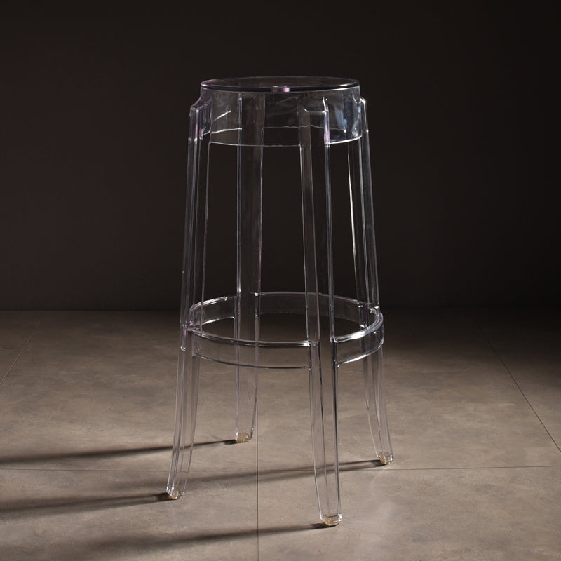 Modern Style Bar-stool Acrylic Round Counter Bar Stool for Kitchen Bar