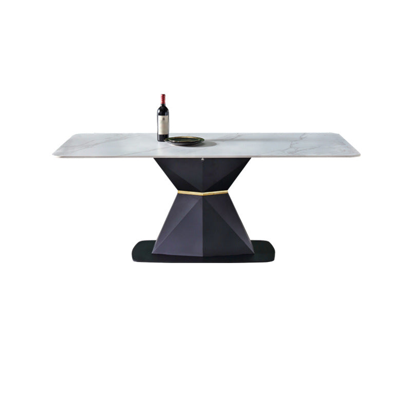 Modern Rectangle Sintered Stone Dining Table Set 1/4/5 Pieces Dining Set for Home Use