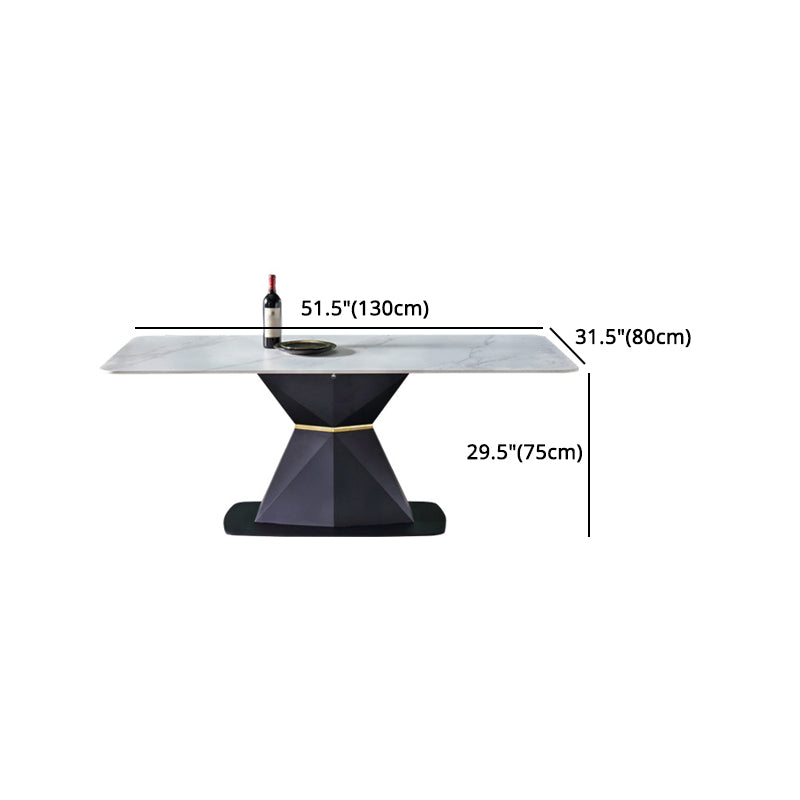 Modern Rectangle Sintered Stone Dining Table Set 1/4/5 Pieces Dining Set for Home Use