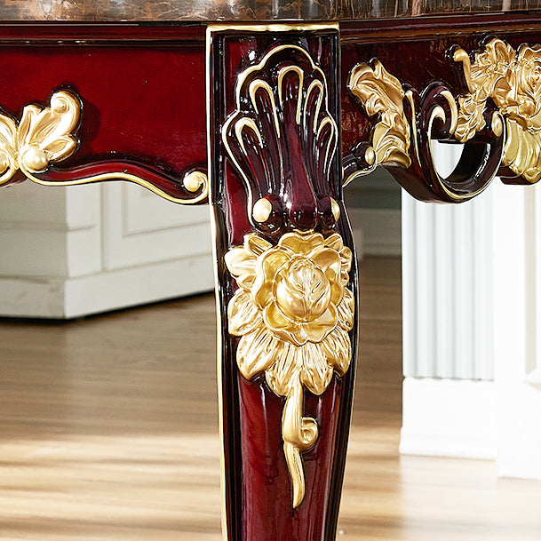 Marble Furniture Rectangle 4 Legs Dining Room Collection for Dining Room