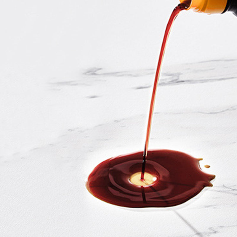 Stone Glam Rectangle Dining Table White Top Pedestal Table for Home