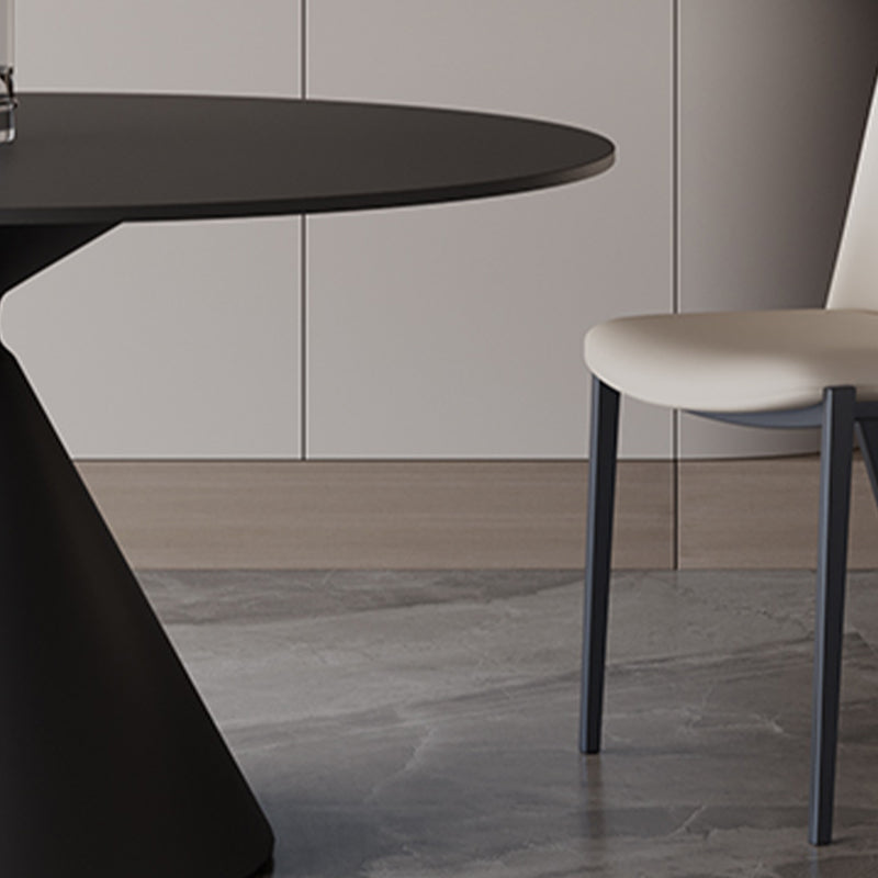 Sintered Stone Home Dining Table Modern Round Dining Room Table