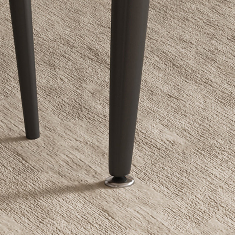 Modern 4 Legs Dining Table Sintered Stone Rectangle Table for Home