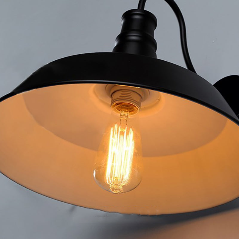 Industrial Metal Wall Lamp Household Wall Sconce Lighting Fixture for Bedroom