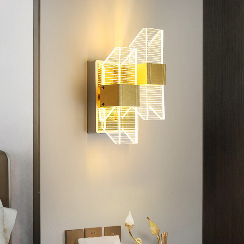 Modern Style Metal LED Wall Light Fixture Creative Wall Light Sconce for Bedroom
