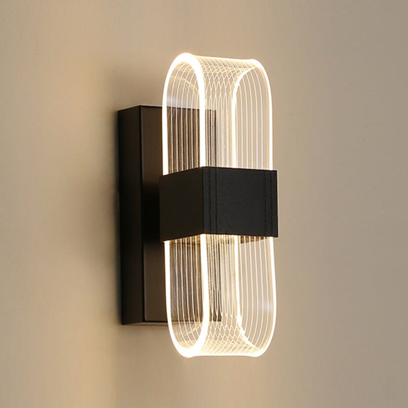 Modern Style Metal LED Wall Light Fixture Creative Wall Light Sconce for Bedroom