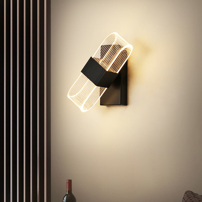 Modern Style Metal LED Wall Light Fixture Creative Wall Light Sconce for Bedroom