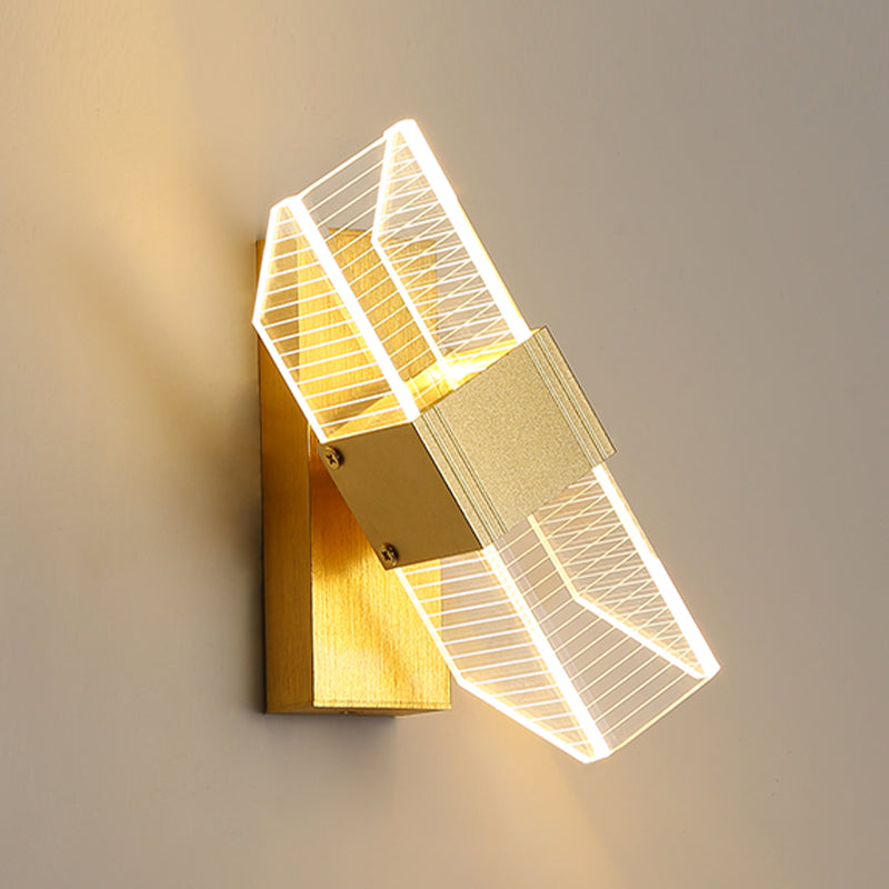 Modern Style Metal LED Wall Light Fixture Creative Wall Light Sconce for Bedroom