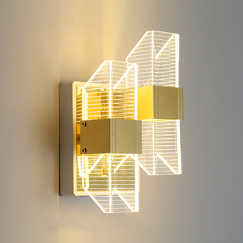 Modern Style Metal LED Wall Light Fixture Creative Wall Light Sconce for Bedroom