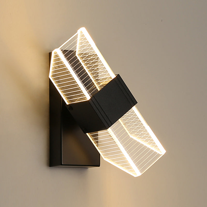 Modern Style Metal LED Wall Light Fixture Creative Wall Light Sconce for Bedroom