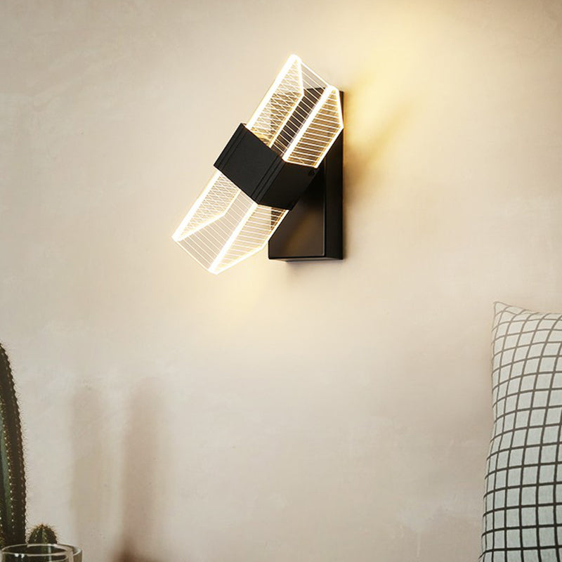 Modern Style Metal LED Wall Light Fixture Creative Wall Light Sconce for Bedroom