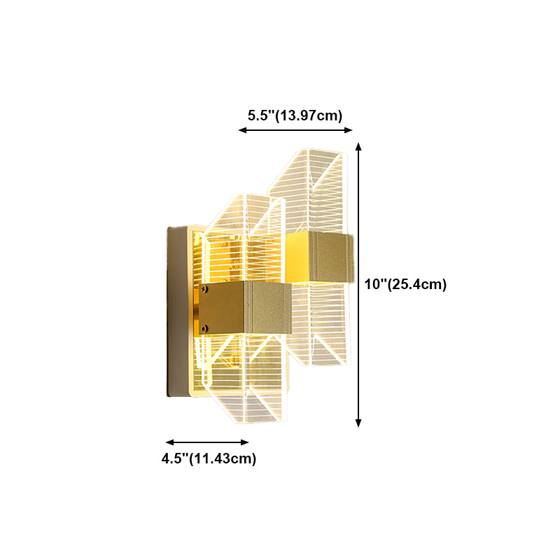 Modern Style Metal LED Wall Light Fixture Creative Wall Light Sconce for Bedroom