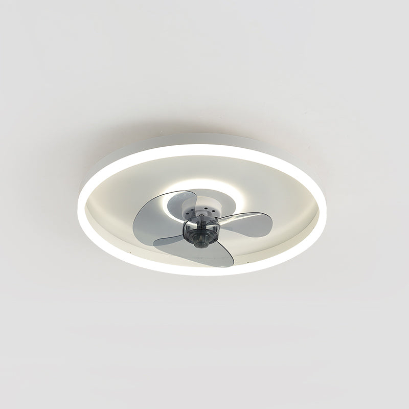 Ring Shape Metal Ceiling Fan Light Simple LED Ceiling Light Fixture