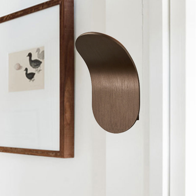 Metalen beugel SCONCE LICHT Modernistisch LED BEDBADE WANDELE MOUS LICHTING in zwart/goud/koffie