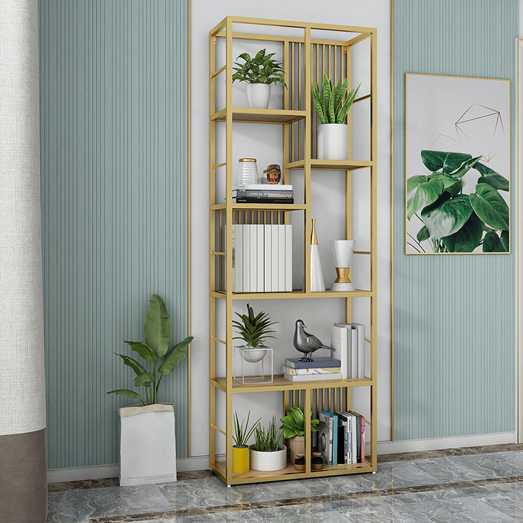 78.74"H Bookcase Contemporary Style Open Back Bookshelf for Home Office