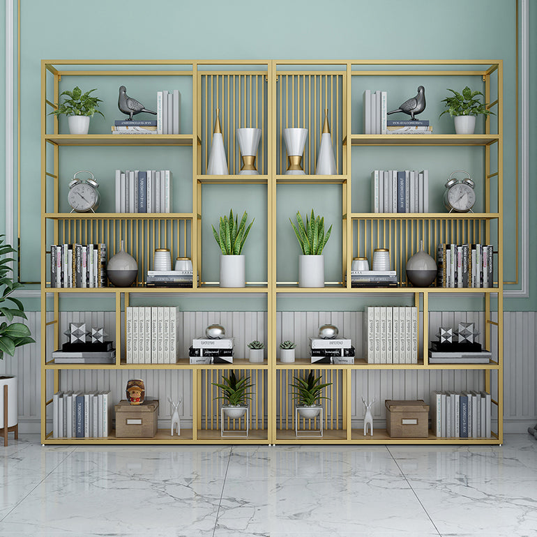 78.74"H Bookcase Contemporary Style Open Back Bookshelf for Home Office