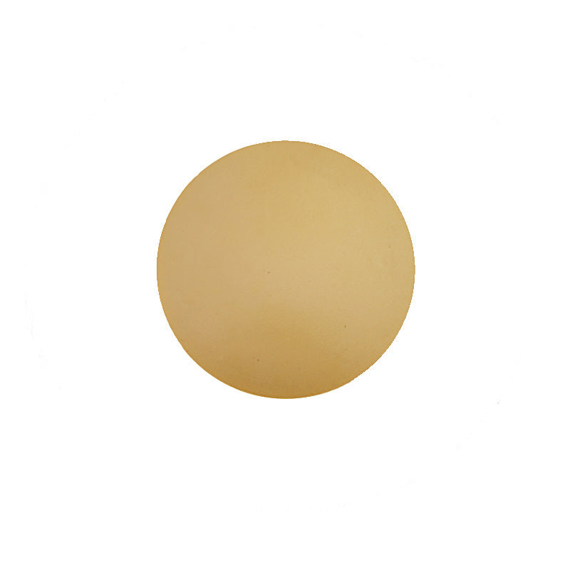 Metal Round Shape Wall Lighting Modern Style 1 Light Wall Mounted Light Fixture
