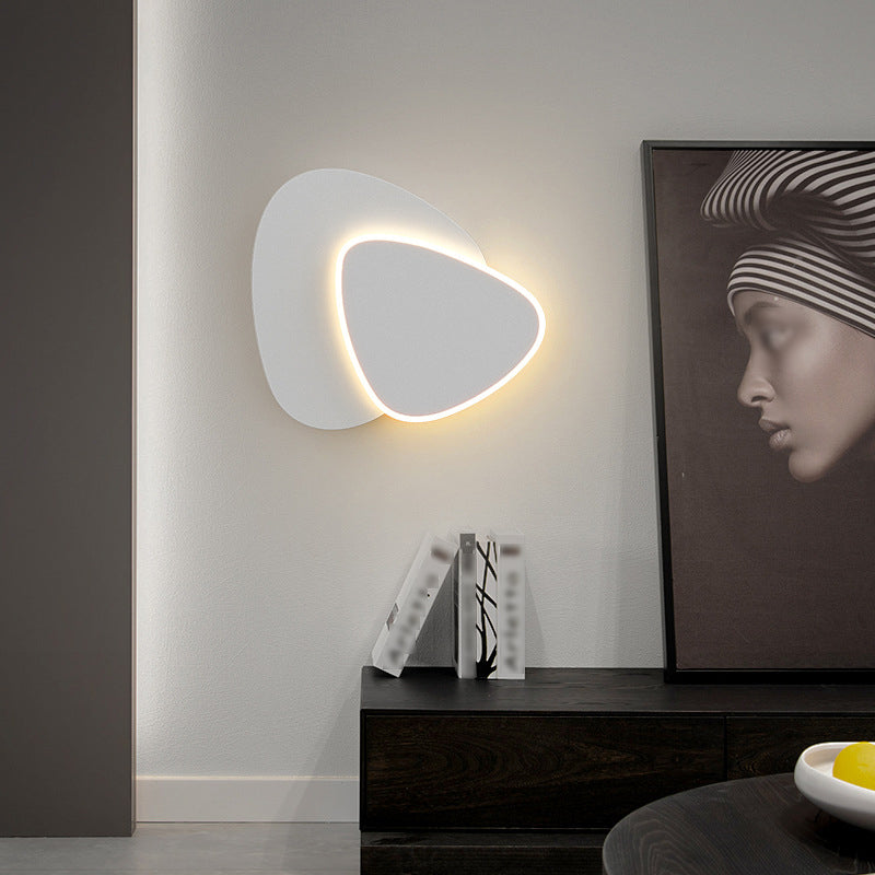 Modern LED Wall Mount Light 1-Light Wall Sconce Light with Acrylic Shade for Bedroom