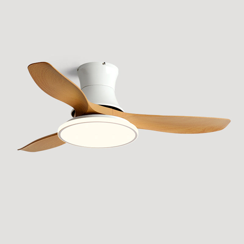 Kids Style Round Ceiling Fan Lighting Metal Single Light Ceiling Fan Lamp for Living Room