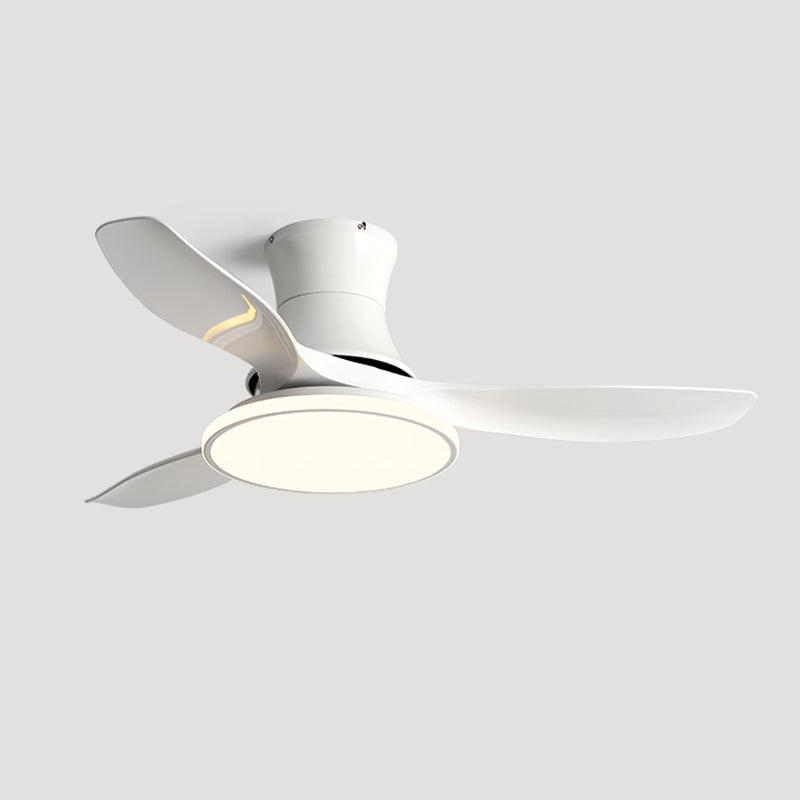 Kids Style Round Ceiling Fan Lighting Metal Single Light Ceiling Fan Lamp for Living Room