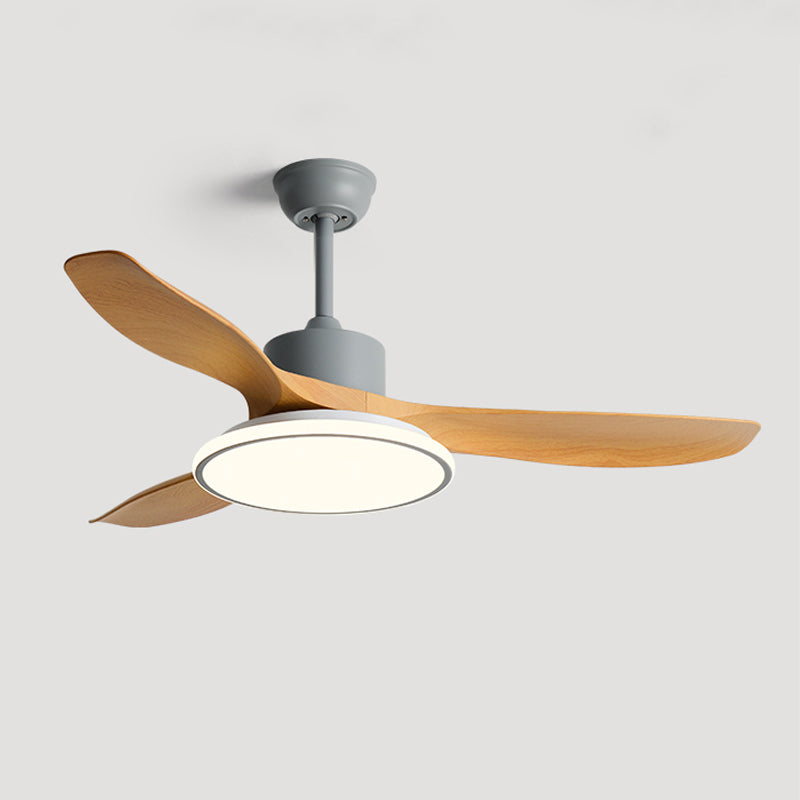 Kids Style Round Ceiling Fan Lighting Metal Single Light Ceiling Fan Lamp for Living Room