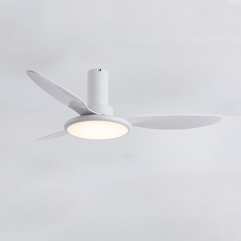 Kids Style Round Ceiling Fan Lighting Metal 1 Light Ceiling Fan Lamp for Living Room