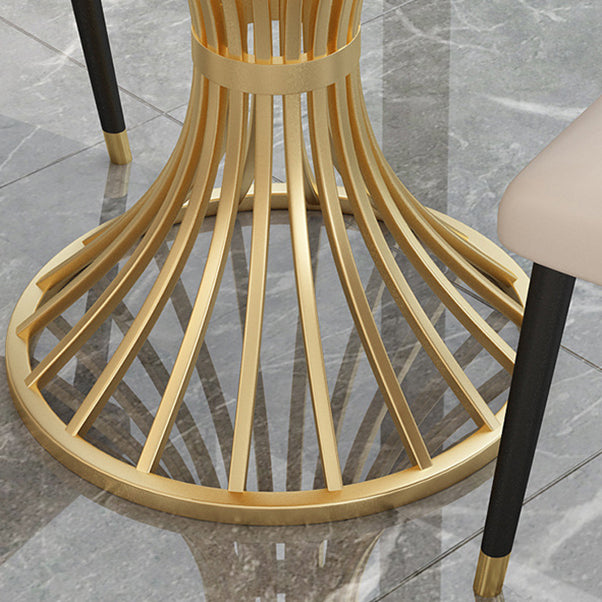 Glam Style Sintered Stone Dining Set 1/2/4/5 Pieces Dining Set