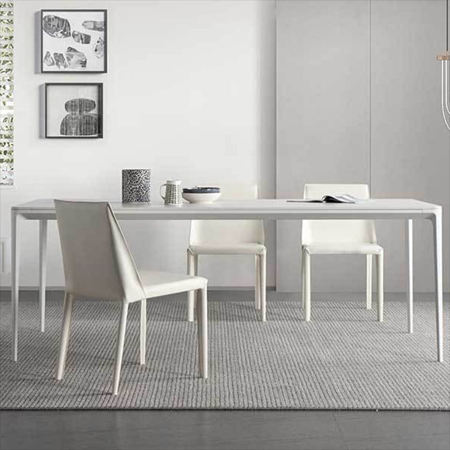 Designer Style Sintered Stone Top Dining Set Rectangle 1/2/4/5/6/7 Pieces Dining Table Set