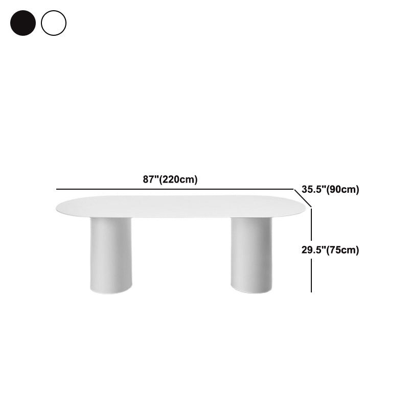 Oval Dining Table Simplicity Style Dinner Table for Home Kitchen Dinner