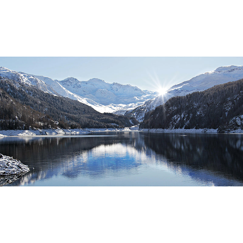 Environment Friendly Photography Wallpaper Mountain Home Decor Wall Mural