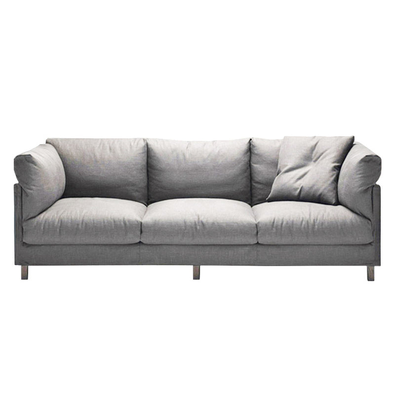 82.67" W x 32.67" D x 32.67" H Contemporary Standard Square Arm Sofa for Living Room